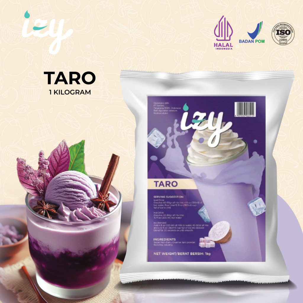 

Izy Powder Drink Taro - Bubuk Minuman Talas Ungu 1 Kg