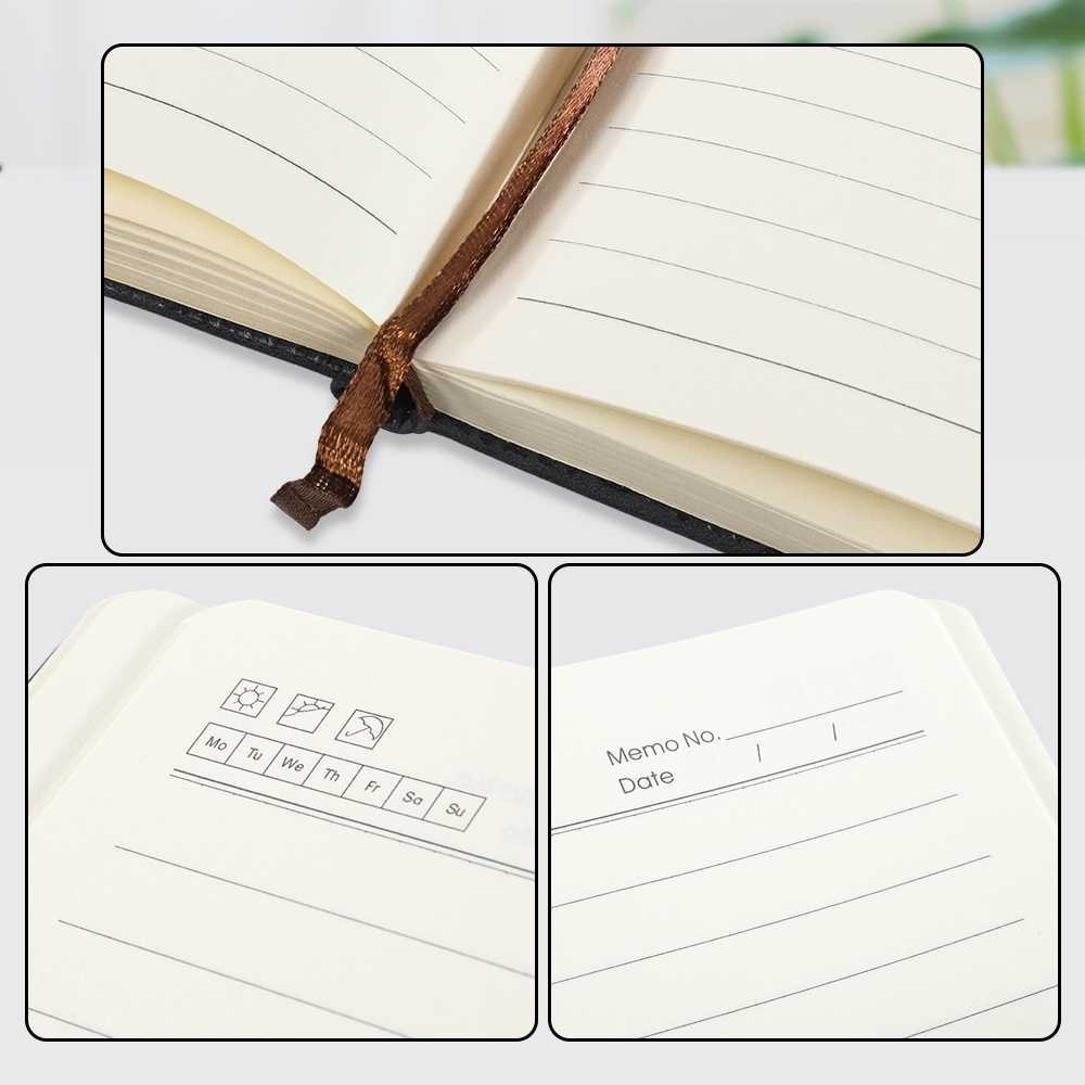 

SAKHSHP Toddi Buku Jurnal Hardcover Notebook Diary 68GSM 360 Halaman Grid - TL5