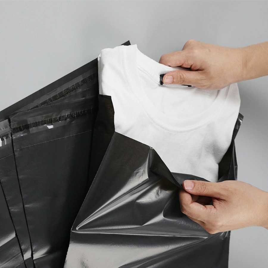 

LEONAARSM PACK Kantong Amplop Plastik Packing Polybag Recycle 100 PCS