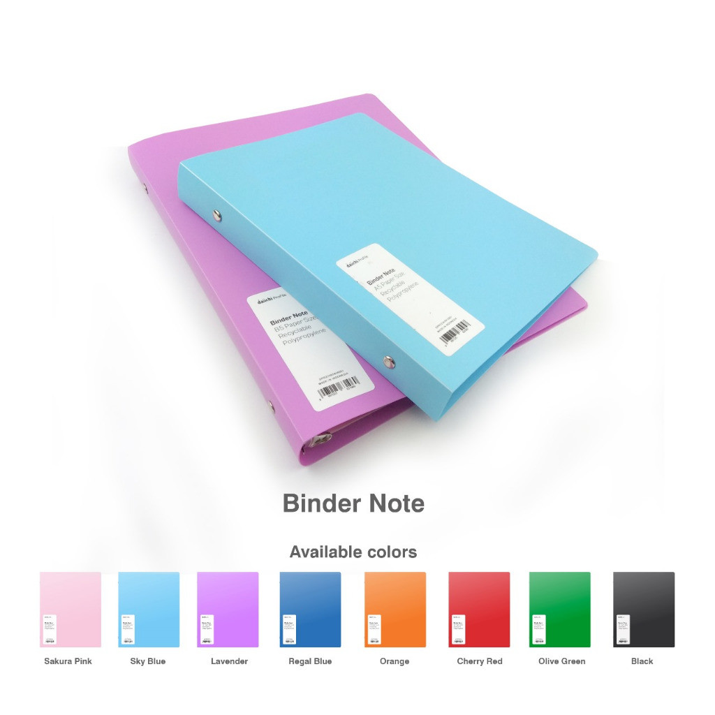 

Daiichi - Binder Note Ring Besi File Buku Binder Isi Kertas dan Pembatas Daiichi Profil 2