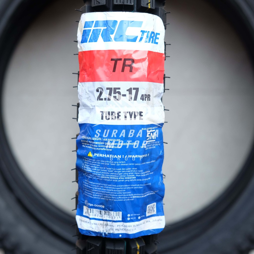 Ban Luar 275-17 TR Semi Trial Sepeda Motor Trail Bebek Belakang Supra Jupiter Revo