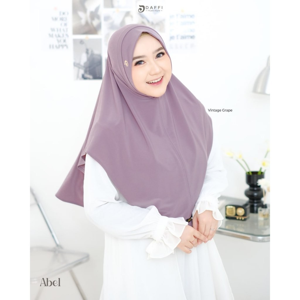 DAFFI HIJAB - BERGO ABEL MOM DAFFI HIJAB TERBARU JERSEY PREMIUM