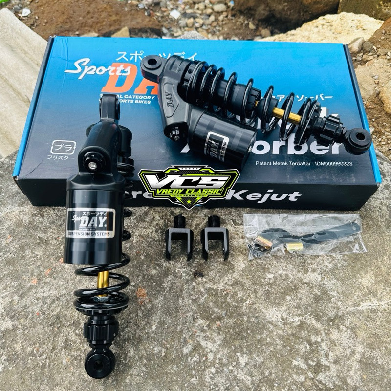 shock DAY hitam ASGOLD 32mm CB GL MP TIGER dll free antink2 shok copy RCB DAY 320mm