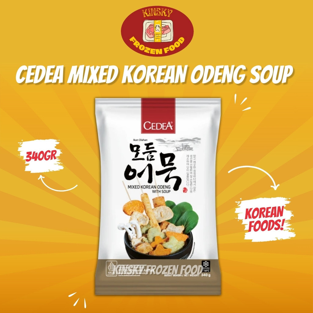 

CEDEA MIXED KOREAN ODENG WITH SOUP 340GR