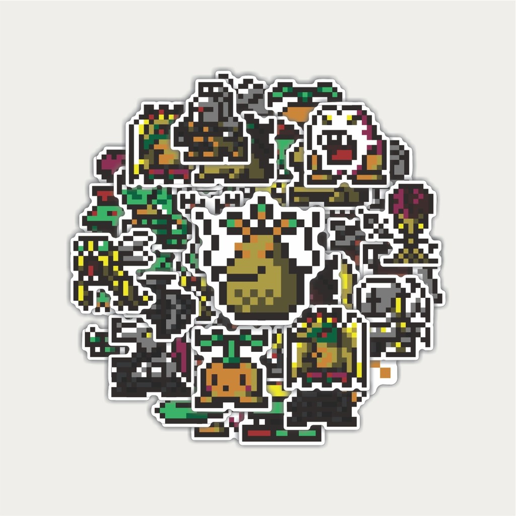 

Sticker Pack Stiker Pixel Digimon V31 | Sticker TUMBLR | Stiker LAPTOP KOPER HELM