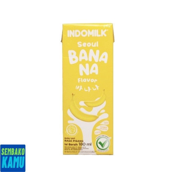 

Indomilk Uht Seoul Banana 180 ml - Susu