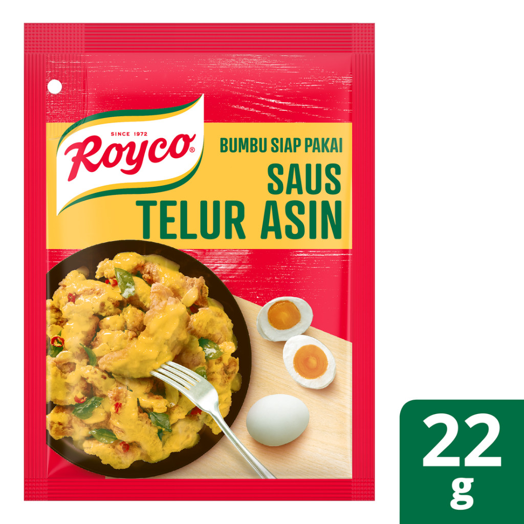 

Royco Bumbu Ayam Saus Telur Asin 22gr Rasa Unik