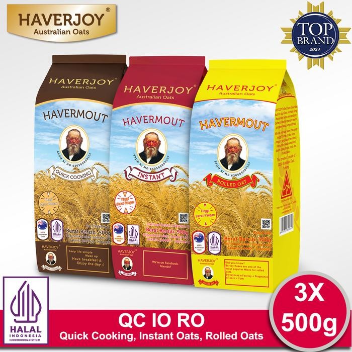 

BEST SELLER Haverjoy Trial Pack Bundle All Varian 500g - 3 Pcs - RO IO QC