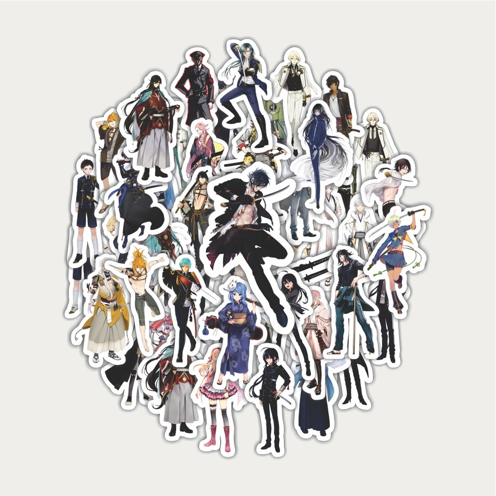 

Sticker Pack Stiker Game Series Touken Ranbu Karakter V1 | Sticker TUMBLR | Stiker LAPTOP KOPER HELM