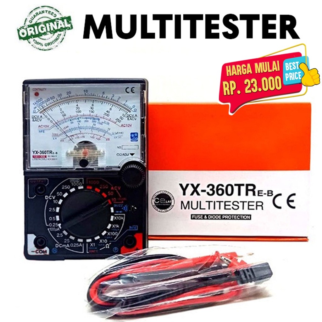 Avo Multi Meter Tester Avometer Multitester Multimeter besar / kecil Analog / Digital-