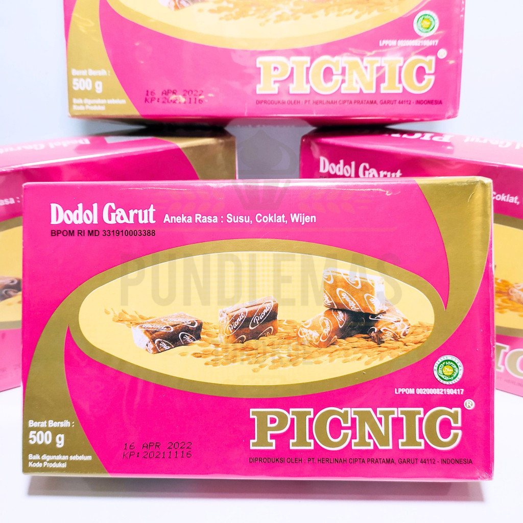 

Dodol Garut Picnic 500 Gram Aneka Rasa