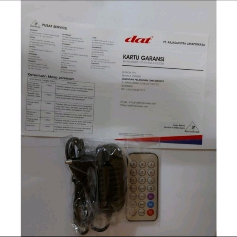 JAMIN MURAH Speaker portable Dat 15 inch DT 1511 Eco plus aktif bluetooth dt1511 eco+ wireless(BISA 