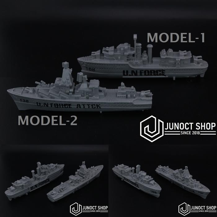 KAPAL LAUT PERANG MILITER PLASTIK - DIORAMA / MAKET / MINIATUR - Standard-M1