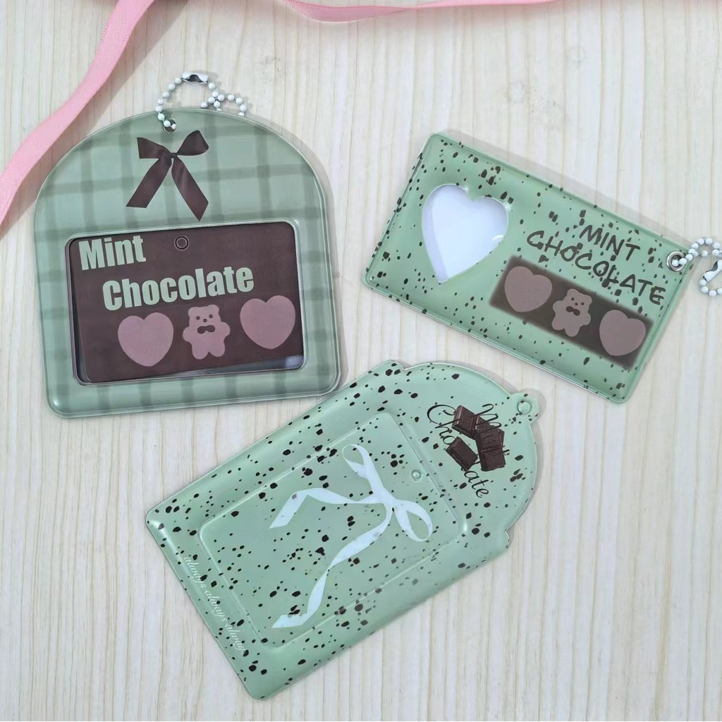 

Spring Color Photocard Holder 1 Inch 3 Inch Mini Picture Name Card Frame DIY Photos with Keychain