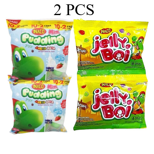 

2 PCS INACO jelly boi isi 3 cup/MINI JELLY ISI 3 CUPS