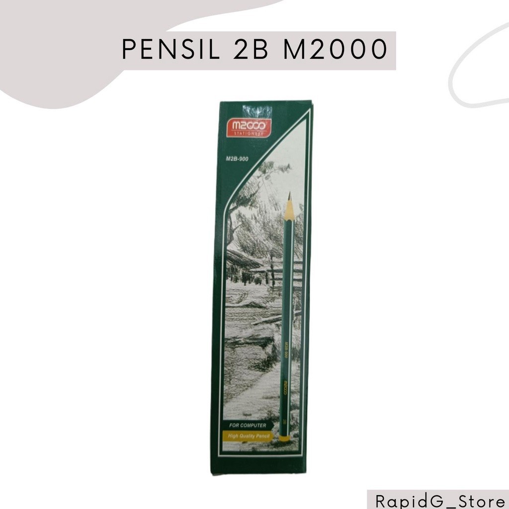 

Pensil 2B Selusin M2000 1 Pack Original For Computer