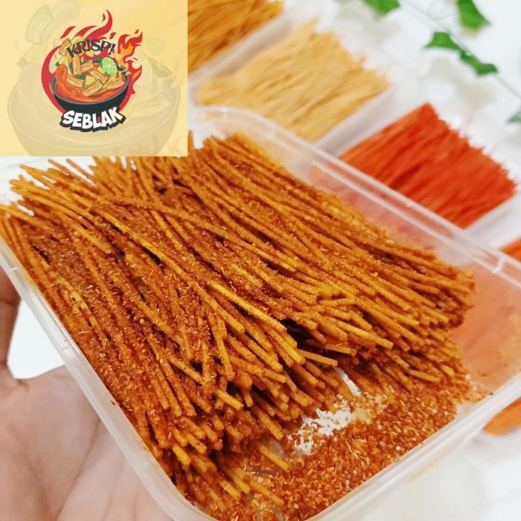 

(Seblak krispi) Mie Lidi Pedas Mi Biting Renyah Seblak