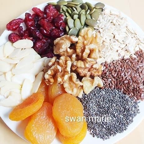 

Healthy Granola COMBI C-500gr(OAT, ALMOND, WALNUT, CHIA SEED, APRIKOT)