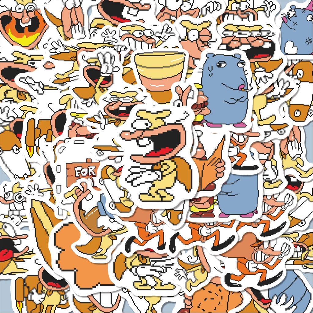 

100PCS Lucu Stiker Pizza Tower V1 Stiker Aesthetic Stiker Anti Air Stikers Berperekat Waterproof sticker decal buat Motor Helm Buku Journal Koper Casing HP Laptop Botol Minum Hadiah anak