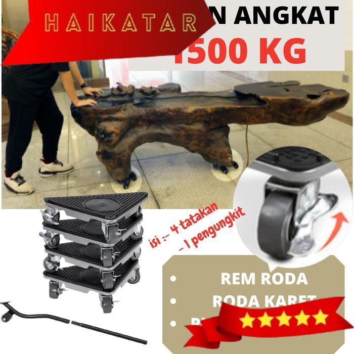 alat angkat dorong pindah barang furniture lemari berat roda besi