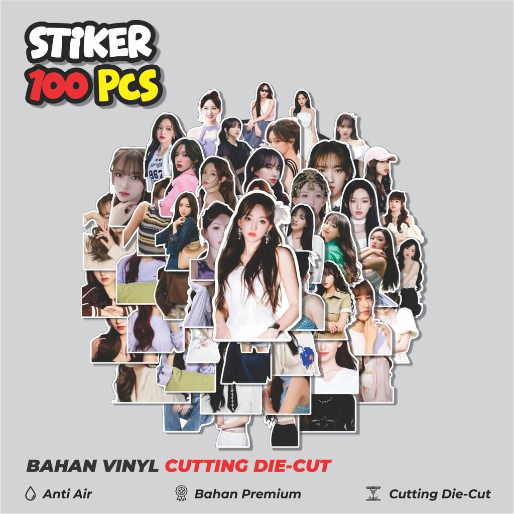 

Terbaru! 50 pcs Stiker Penyanyi Cheng Xiao Dekorasi Lucu Kreatif untuk Notebook, Skateboard, HP