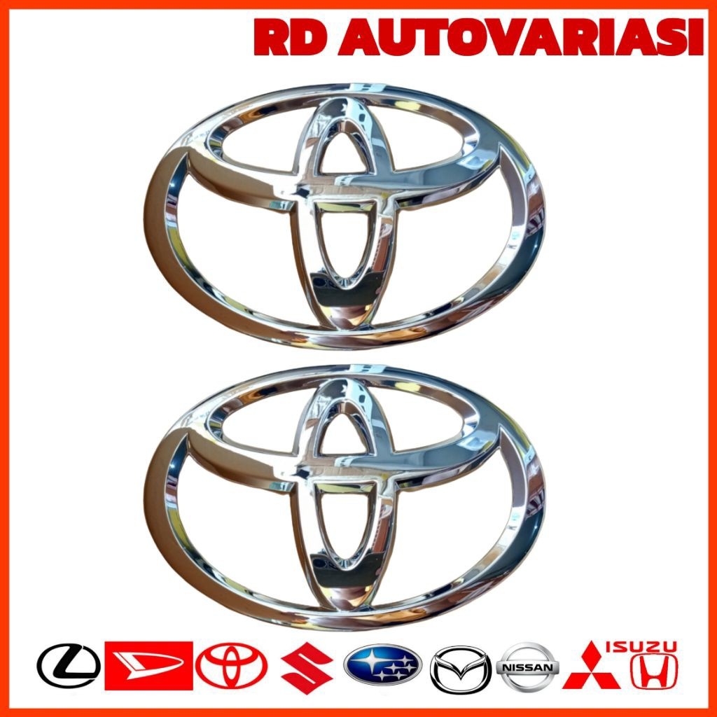 Emblem Logo AGYA Original/ Logo Depan Belakang Toyota AGYA