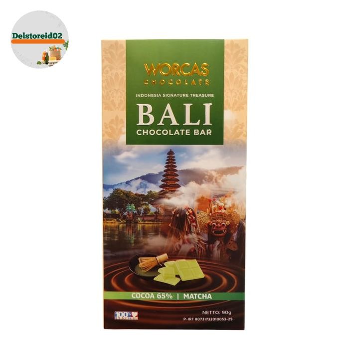

Worcas chocolate bali bali chocolate bali cocoa 65% matcha 90 gram