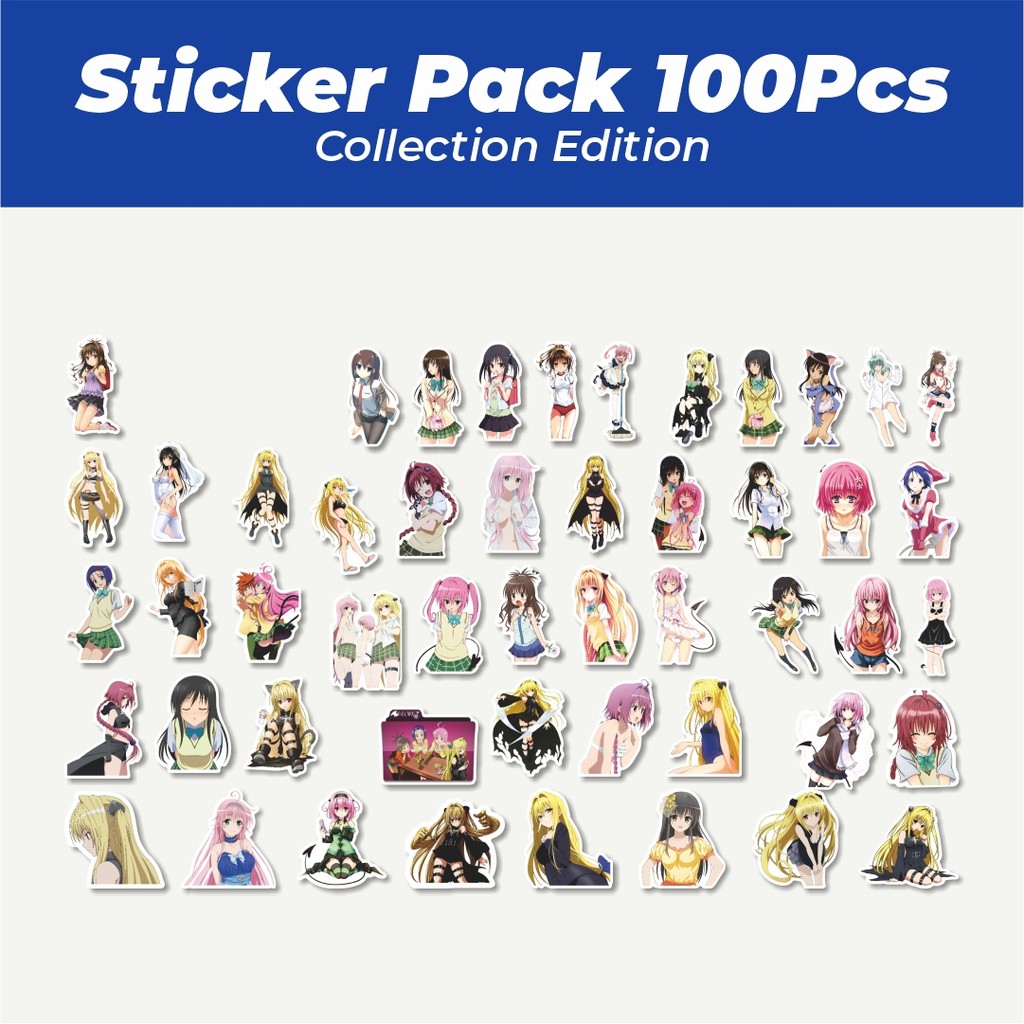 

Hot Stiker Anime To Love Ru Char Mix 1 Lucu Anti Air Stikers Berperekat Waterproof Sticker Decal Buat Motor Helm Buku Journal Koper Casing HP Laptop Botol Minum