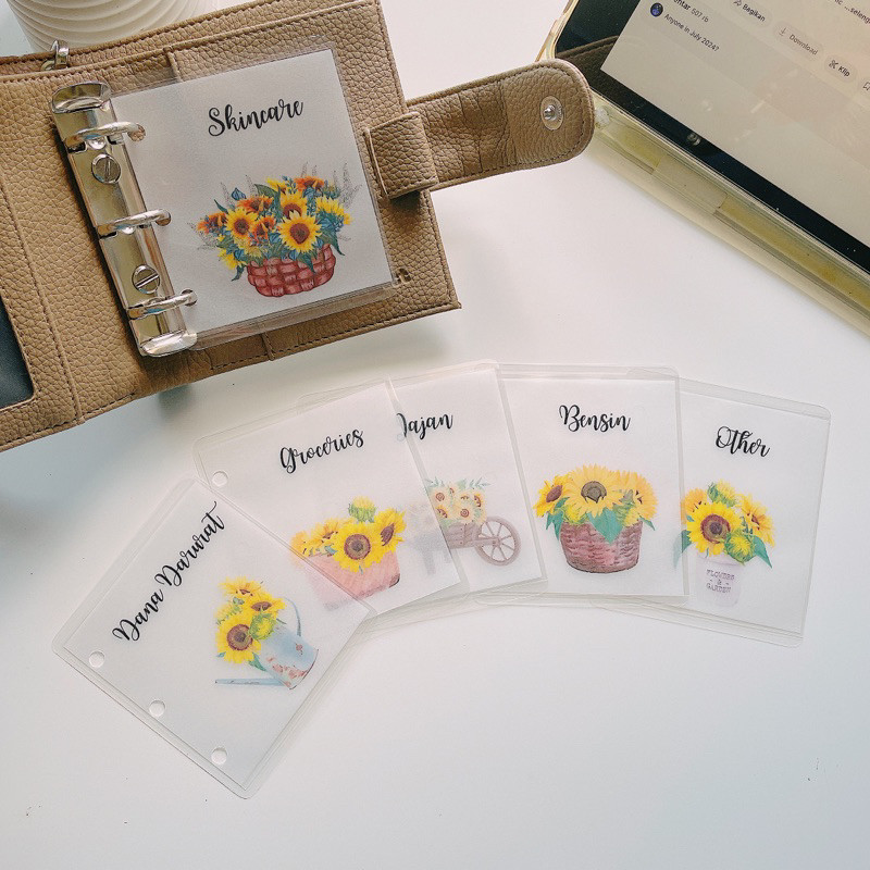 

[MAC] [Bisa CUSTOM] harga untuk 1 pcs cash envelope A8 ring 3 vol 14