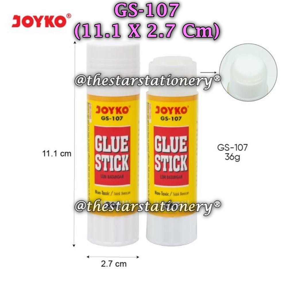 

(1 Biji) GROSIR Glue Stick JOYKO GS-107 36 gr / Glue Stick Lem Kertas Batang Joyko GS-107 (1 Biji)