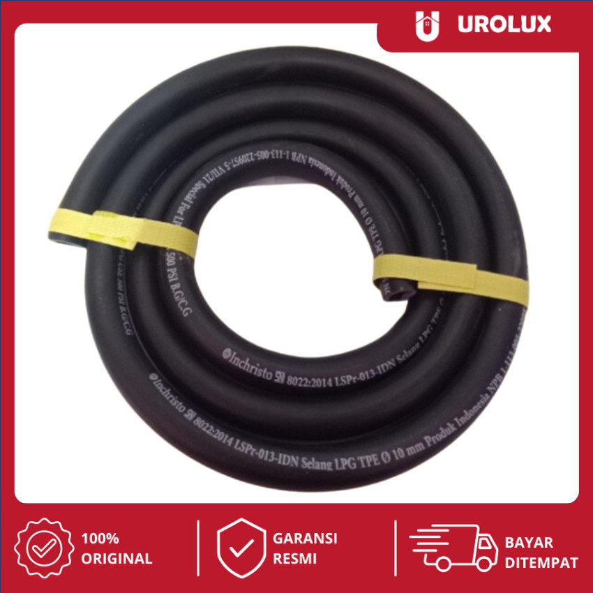 [COD] SELANG GAS ELPIJI 500 PSI KUAT TEBAL BERLAPIS 3 ANTI MINYAK.