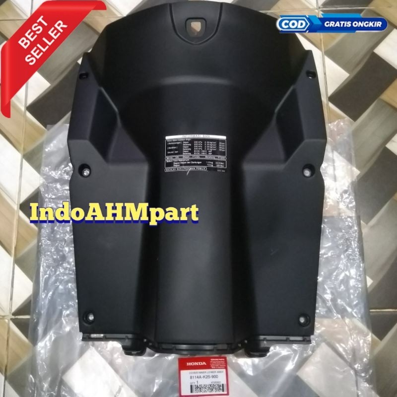 Leghsield Cover Tengah Dashboard Dasbor Bawah Beat fi 2013-2015 Original Honda Dan Narita KW super b