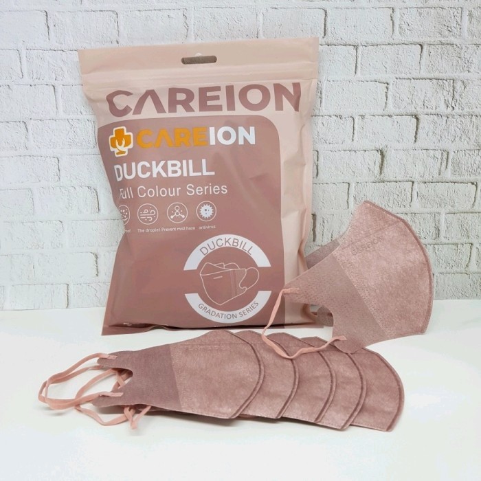CAREION DUCKBILL FACE MASK FACEMASK FULL COLOURS SERIES 4PLY DB CAREION