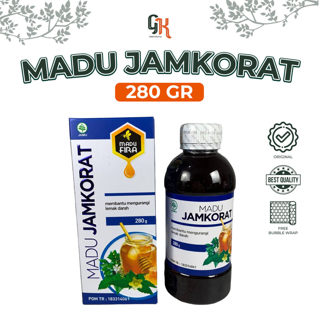 

MADU JAMKORAT HERBAL OBAT ASAM URAT DAN KOLESTEROL ORIGINAL MADU FIRA 280gr