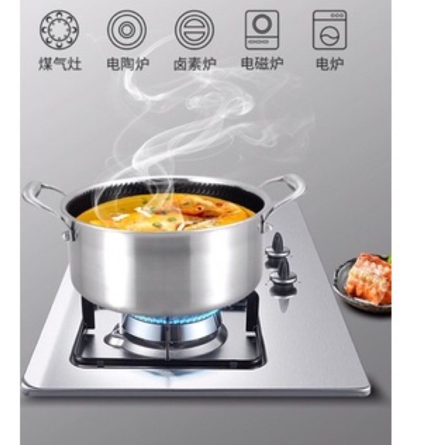 Baru [MS] Panci Sup Stainless Steel 316 / Panci Honey Comb Anti Lengket
