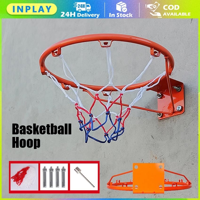 Set Ring Basket Besi Tempel Tembok Ring Basket Dewasa/Anak / Ring Basket Dinding / Ring Basket Dewas