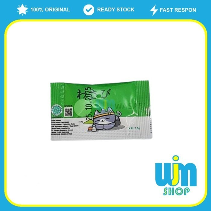

Mazuma Wasabi Sachet Paste HALAL 2.5gr WJM