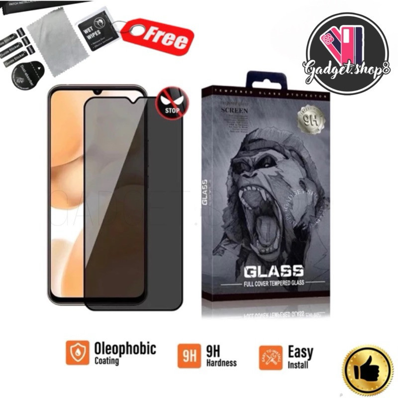 [NEW] Gorilla Glass Anti Privacy XIAOMI REDMI NOTE 8 9 10 10S 11 12 13 PRO MAX PRO+ 4G 5G Tempered G