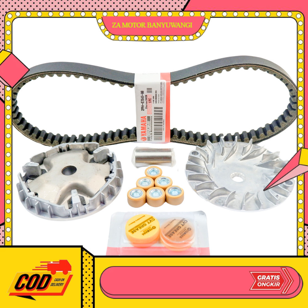 Paket Kirian Mio Sporty ori - VanBelt Mio Karbu Komplit - VanBelt Mio - Penbel Mio Komplit - Penbel 