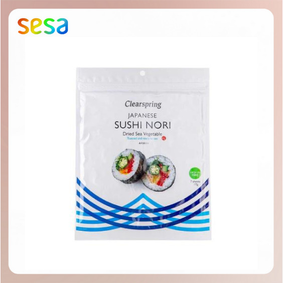 

CLEARSPRING Organic Japanese Toasted Sushi Nori 7 Sheets 17gr