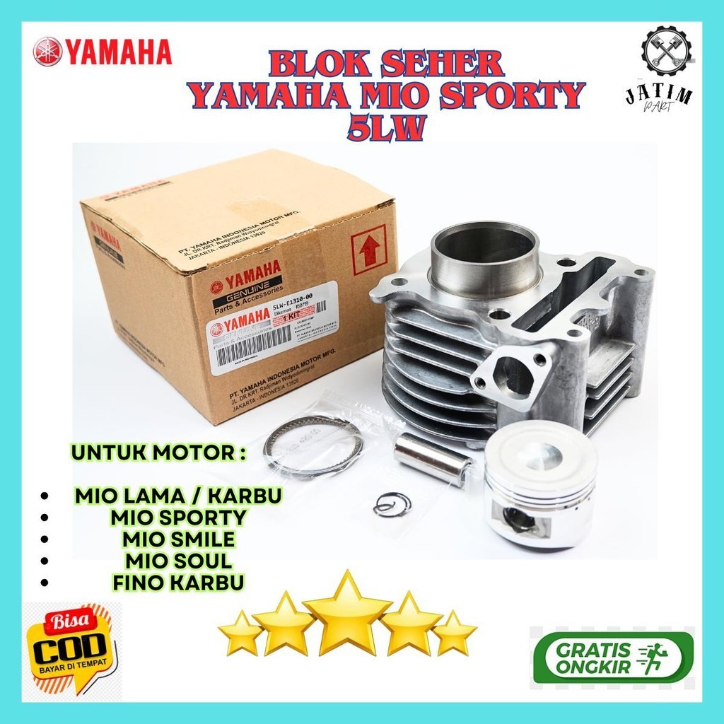 Blok Seher Yamaha Mio Sporty 5LW / Blok Seker Motor Mio Soul - 5LW-E1310-00