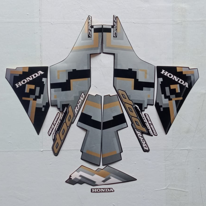 STIKER STRIPING STANDART BEAT POP 2017 - LIST MOTOR BEAT POP 2017 - LIS BODY MOTOR BEAT POP 2017