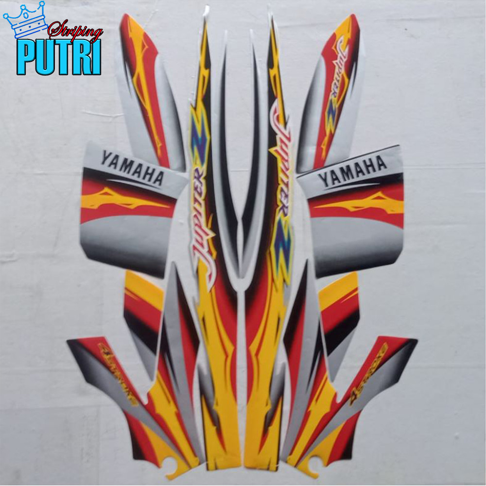 Stiker Striping Standar Yamaha Jupiter Z 2004 - List Stiker Standar Jupiter Z 2004 - Striping Standa