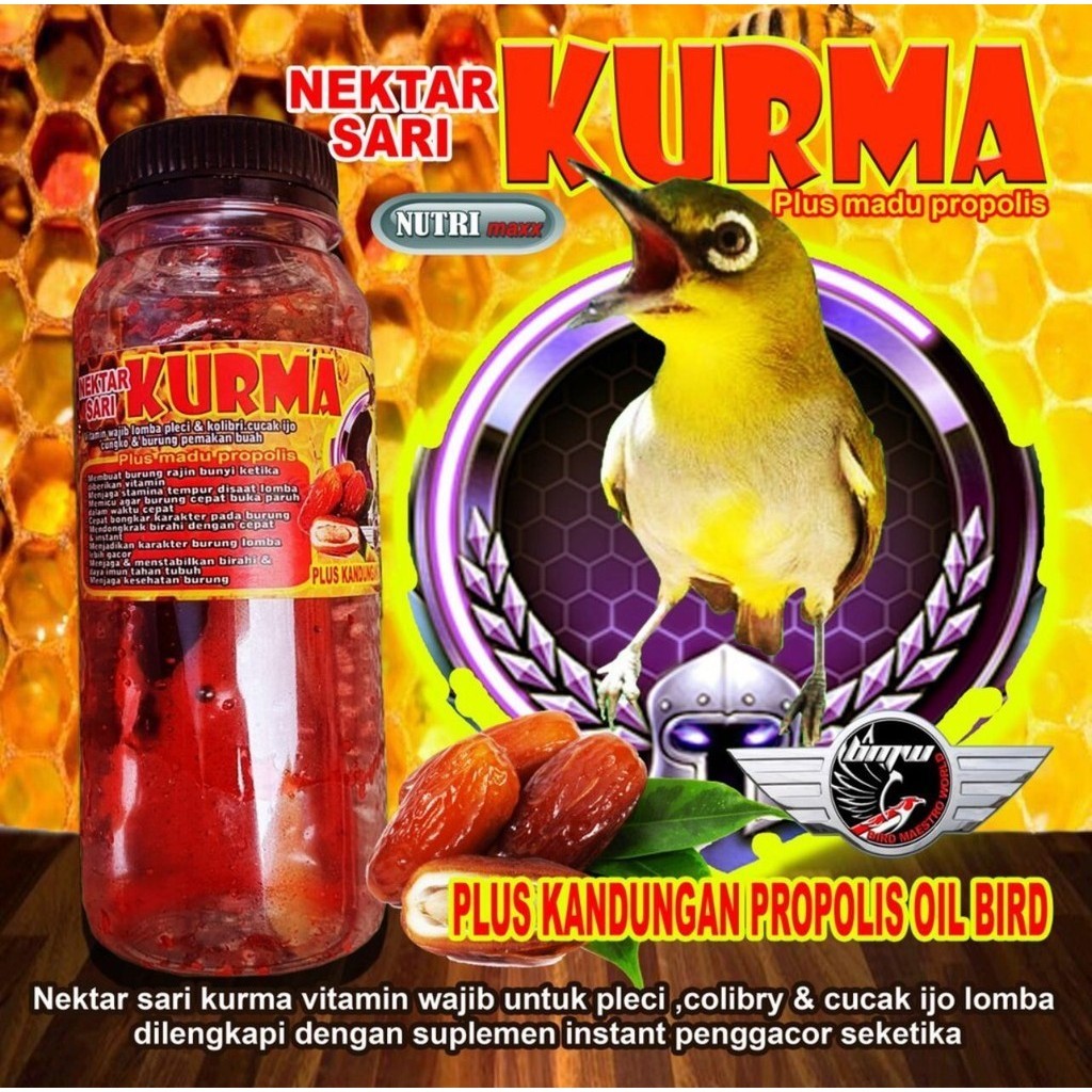 

Af'Al birdshop - SARI KURMA NEKTAR PLECI JUARA