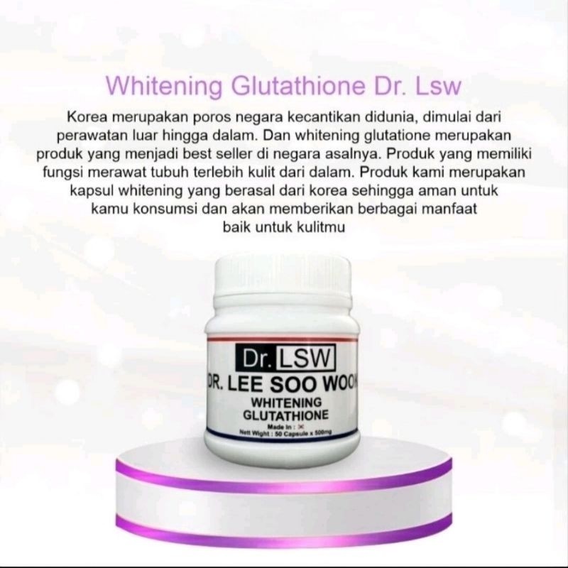 Pemutih Kulit Badan dan Wajah Dr. LSW | Dr. Lee Soo Wook ampuh