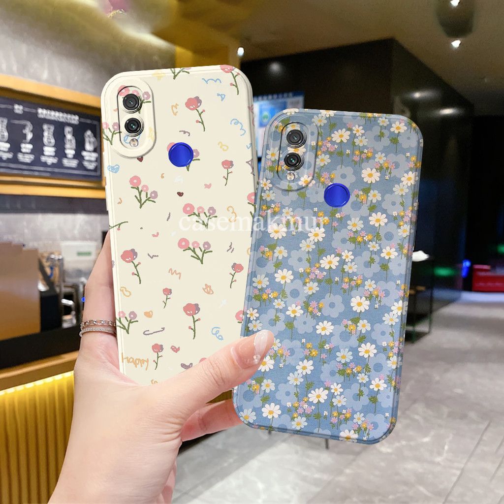Xiaomi Redmi 7 / Note 7 5 Pro Case Custom Pro Camera Motif Bunga Kecil Silikon Tpu Custom
