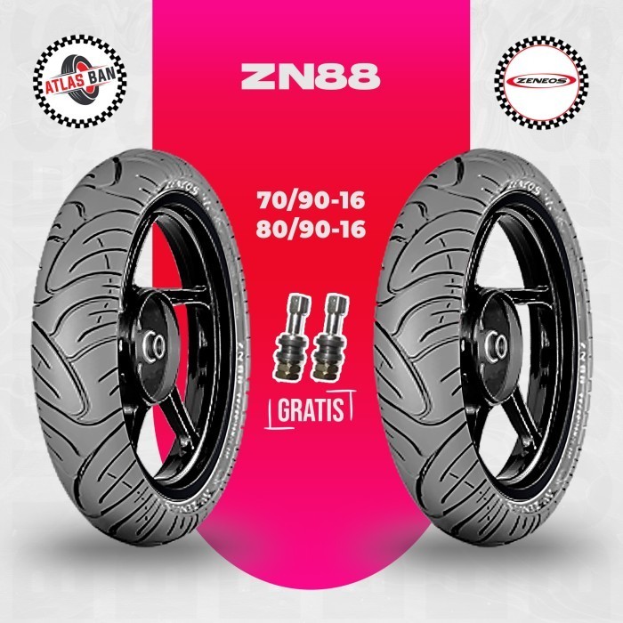 Paket Ban Tubles Motor SKYWAVE ZENEOS ZN88 70/90 - 80/90 Ring 16