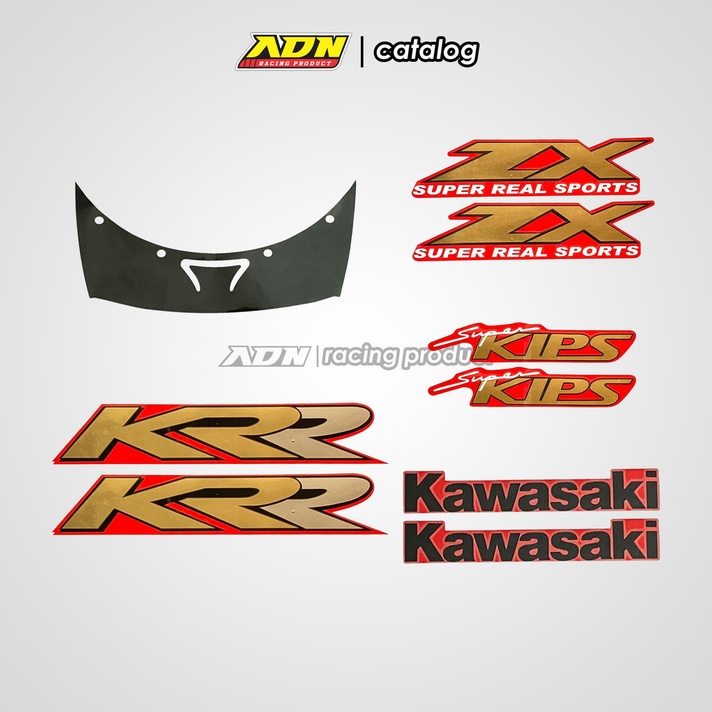 Striping Kawasaki Ninja ZX KRR CBU Merah