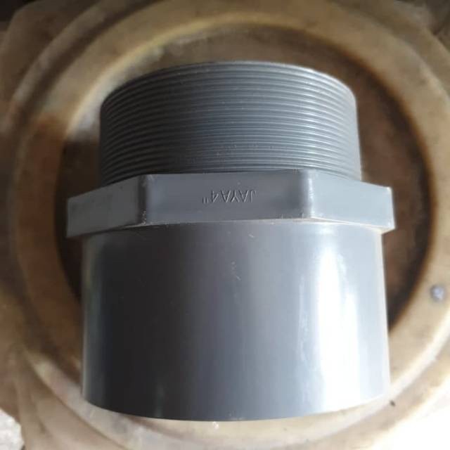 SOK DRAT LUAR 4"/ SOCK DRAT LUAR/ VALVE SOCKET/ SHOCK/ SHOK DRAT LUAR PVC 4" (4 INCH)