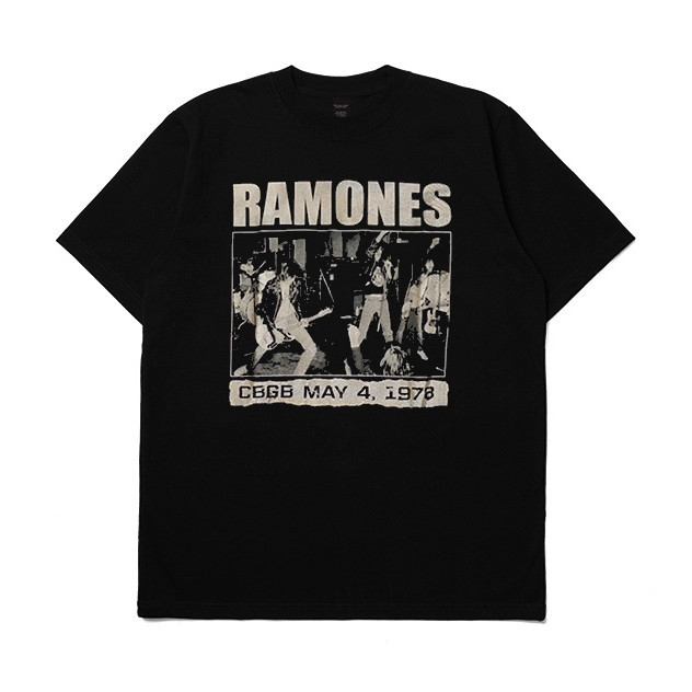 【COD】 NEW T-Shirt Band Ramones CBGB 1978 KAOS /